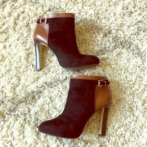 Banana Republic Suede & Leather Booties